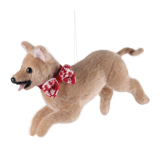 Melrose 8" Dog with Bow Ornaments, 6ct.